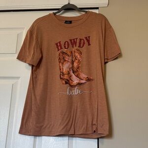 Oak & Trellis Soft Tan Graphic Tee - Neutral Tan